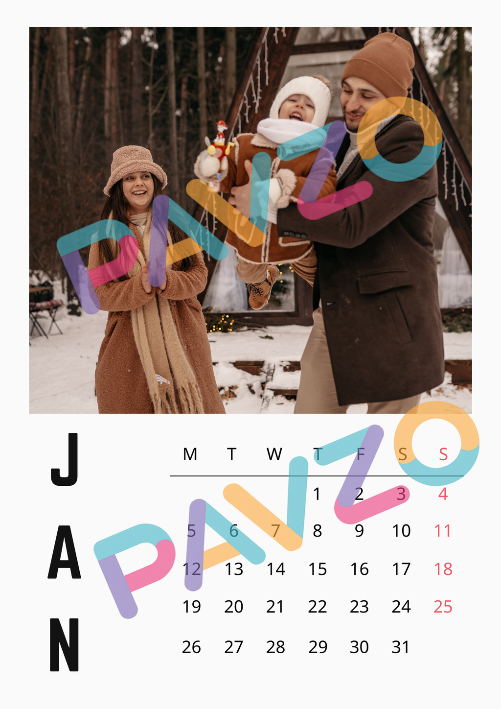 Our Moments, Every Month – Custom Photo Calendar