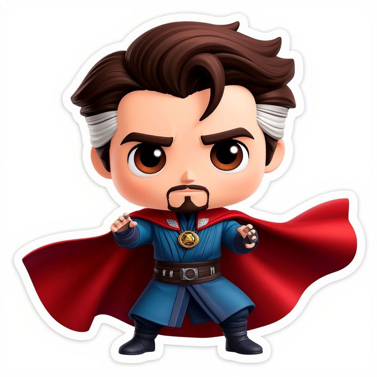 Premium Glossy Cute Avengers Super Hero Fridge Magnets