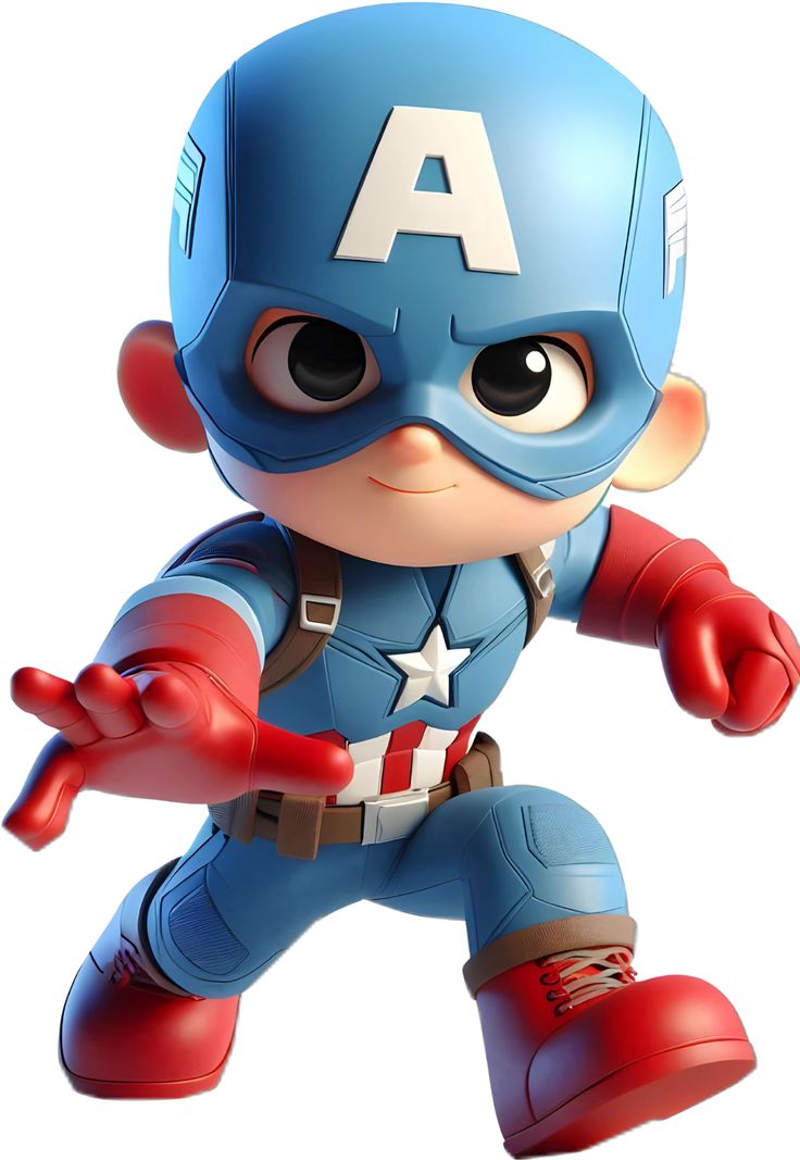Premium Glossy Cute Avengers Super Hero Fridge Magnets