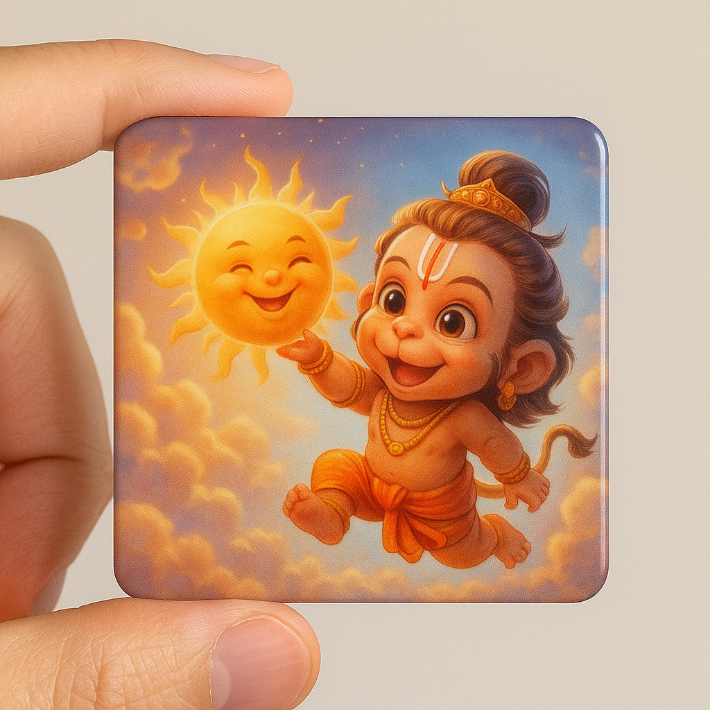 Premium Glossy Fridge Cute Hindu GOD Magnets