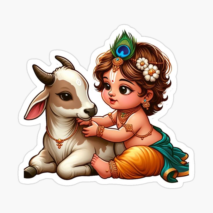 Premium Glossy Fridge Cute Hindu GOD Magnets