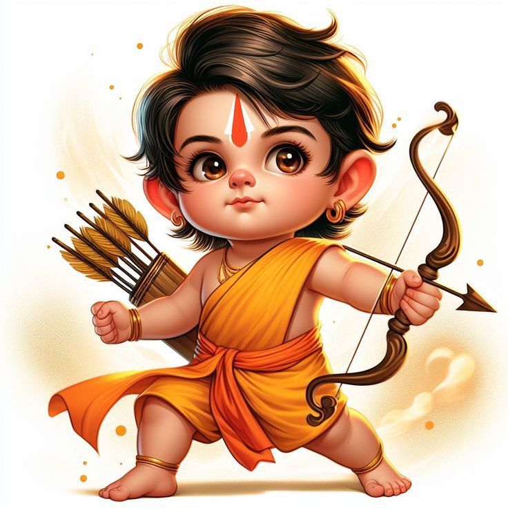 Premium Glossy Fridge Cute Hindu GOD Magnets